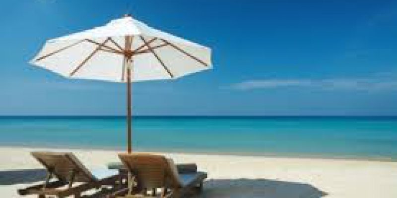 Chairs on a beach